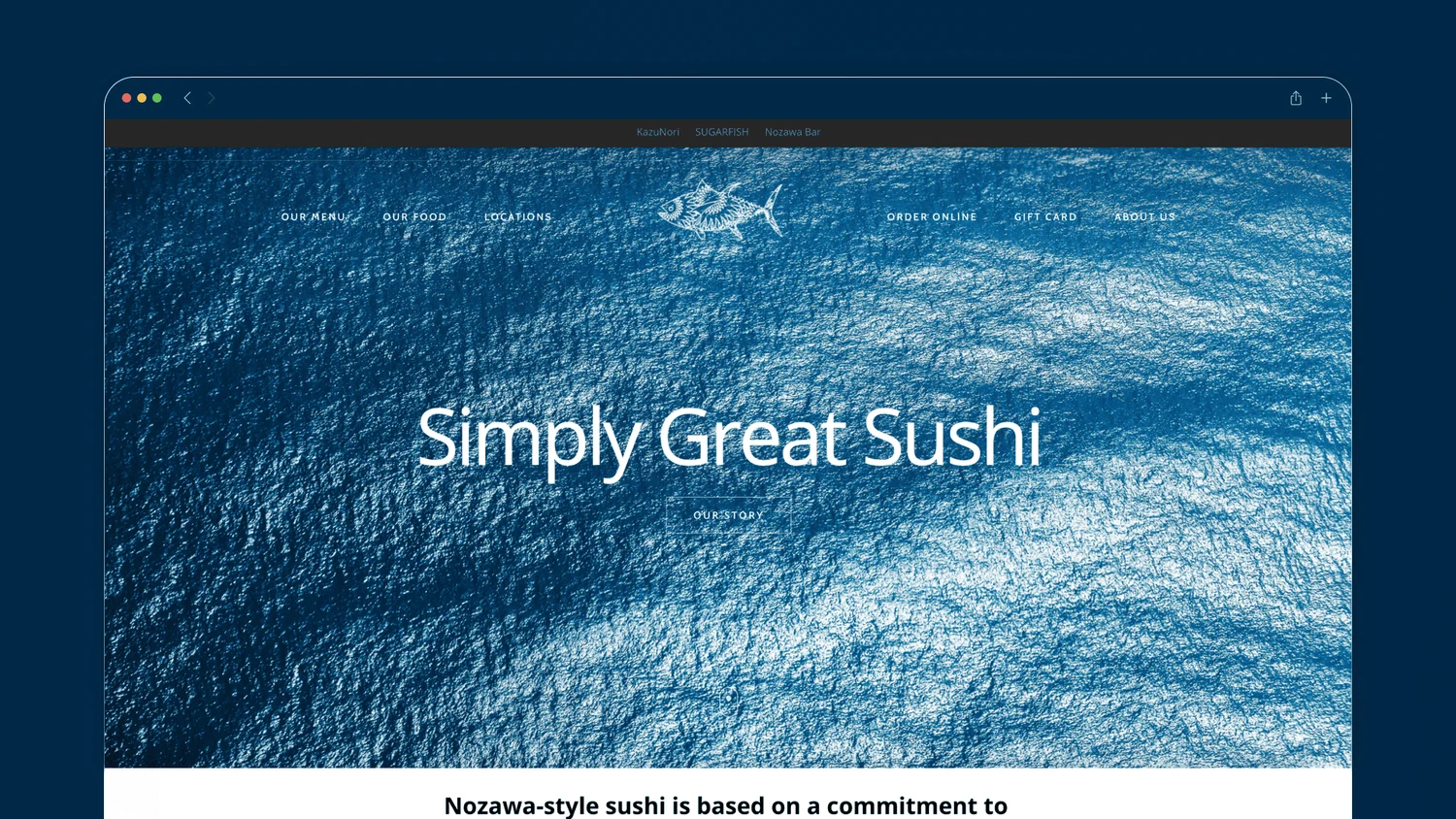 SUGARFISH portfolio overview
